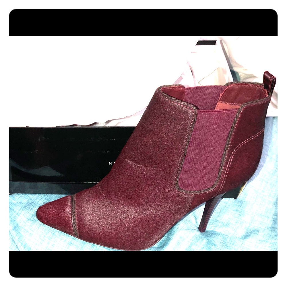 Tori Burch Cowhide Booties